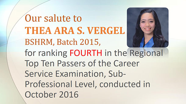 Career Service Examination Top 4 Passer Sub-Professional Level