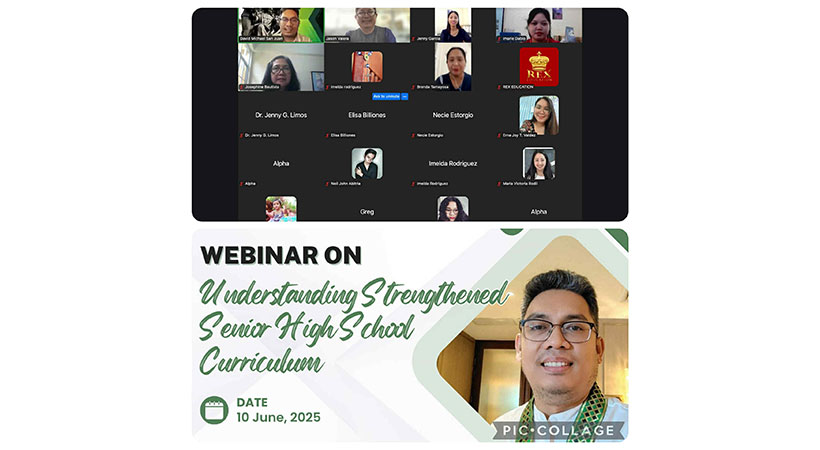 DWCSJ SHS Faculty Attend Webinar on Strengthened SHS Curriculum