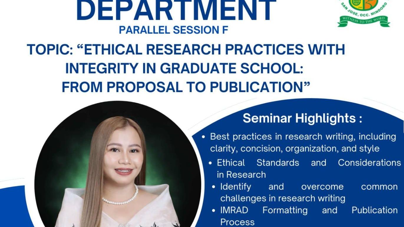 DWCSJ Graduate School Concludes Seminar on Ethical Research